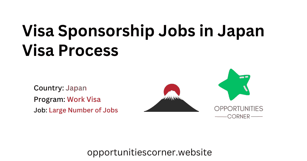 Visa Sponsorship Jobs in Japan Visa Process